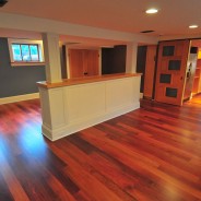 Santos Mahogany with E-Floor Stain and Water Based Finish